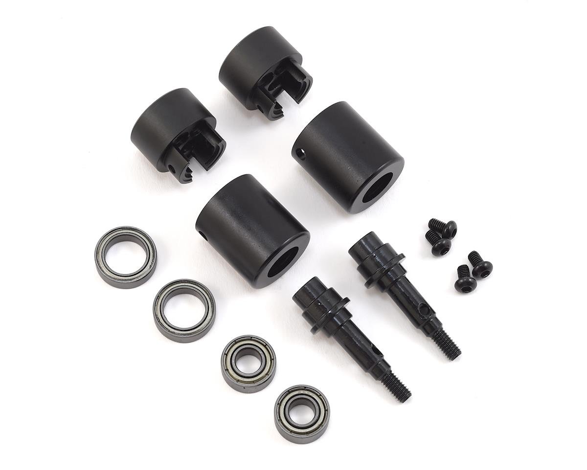 SSD RC Rear Axle Portal Delete Kit for Traxxas TRX-4 (Black) (SSD00243)