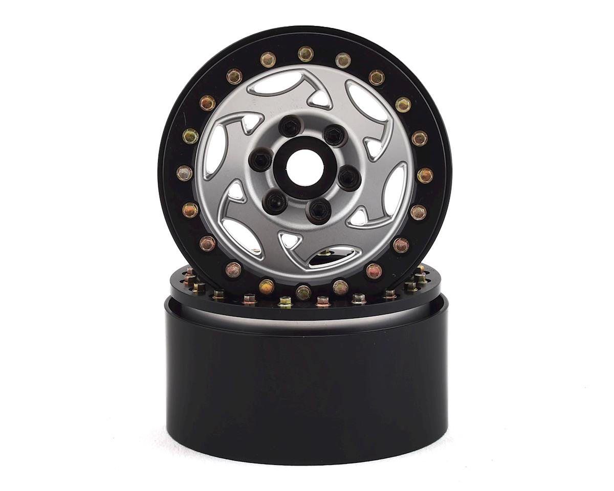 SSD RC 1.9"" Champion Beadlock Wheels (Silver/Black) (SSD00246)