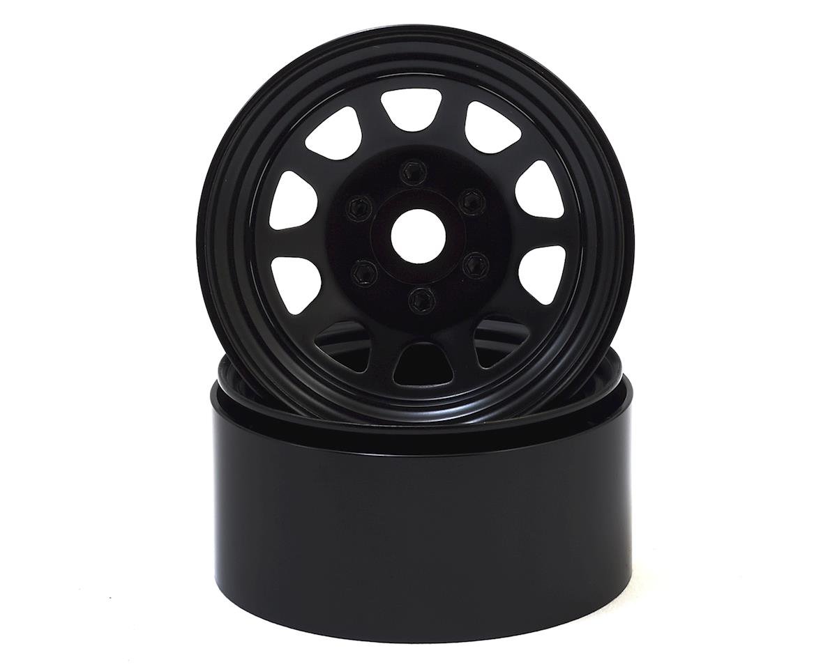 SSD RC Stock 1.9" Steel Beadlock Wheels (Black) (SSD00280)