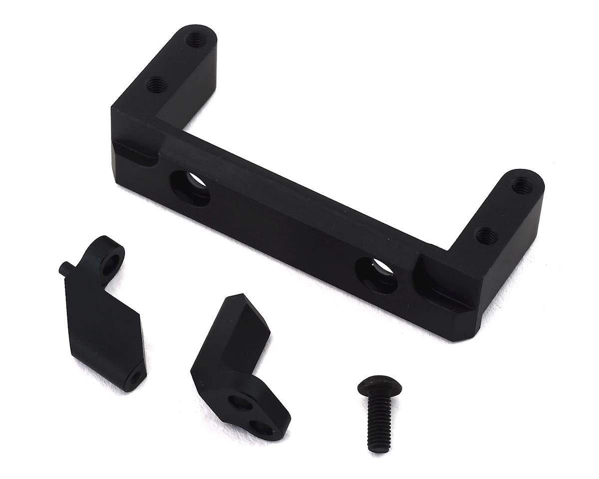 SSD RC Capra Aluminum Servo Mount Set (Black) (SSD00394)