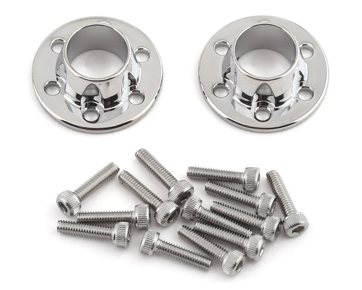 SSD RC Wheel Center Caps (Chrome) (2) (SSD00397)