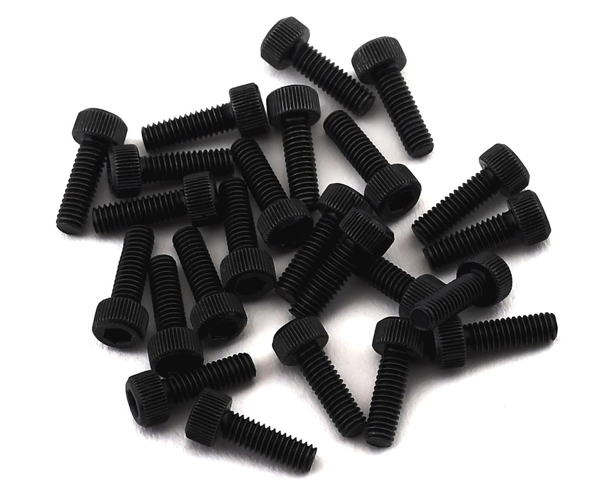 SSD RC 2.5x8mm Cap Head Wheel Hub Screws (Black) (24) (SSD00413)