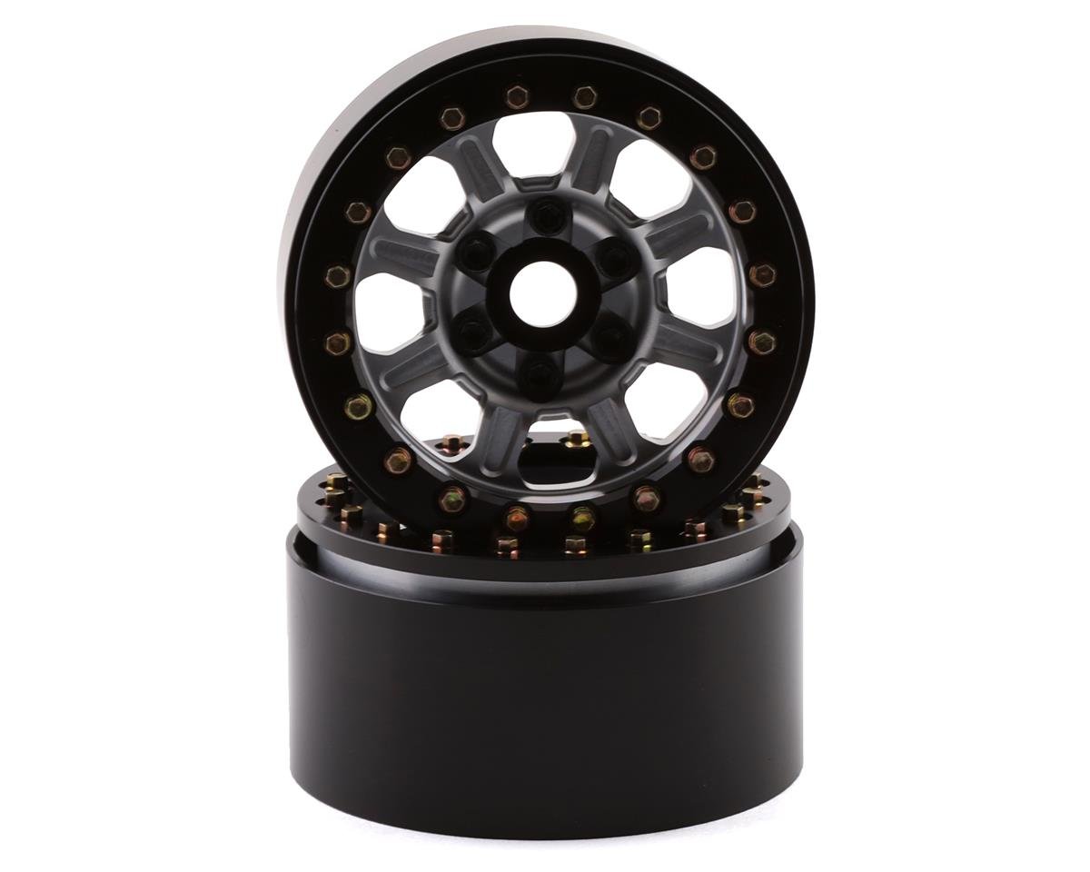 SSD RC Warrior 1.9" Beadlock Crawler Wheels (Silver) (2) (SSD00427)