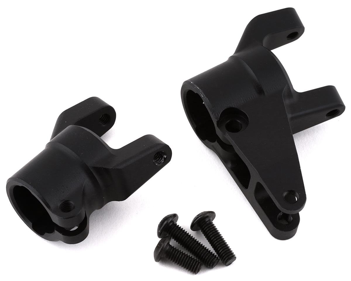 SSD RC SCX10 III Aluminum Straight Axle C Hubs (Black) (2) (SSD00487)