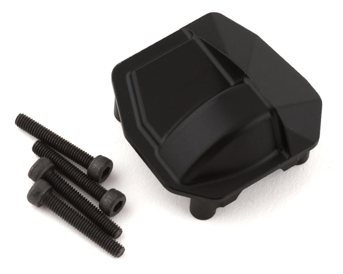 SSD RC SCX10 HD Brass Straight Axle Differential Cover (Black) (30g) (III & Pro) (SSD00504)