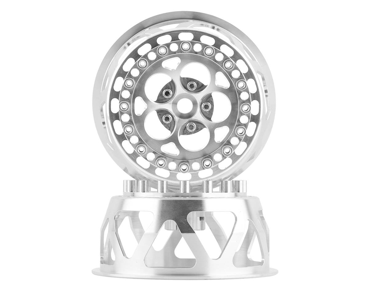SSD RC 5 Hole Lightweight Drag Rear Main Wheel Inserts (Silver) (2) (SSD00521)