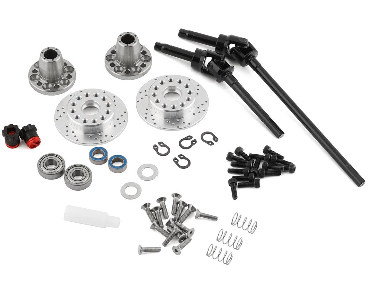SSD RC SCX10 III Straight Axle Manual Locking Hub Kit (SSD00541)