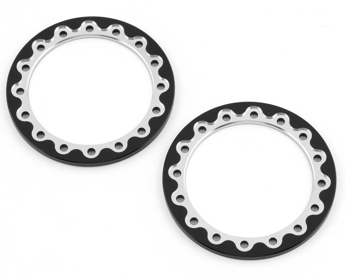 SSD RC 2.2" / 3.0" Drag Rear Wheel Front Rings (Black) (2) (SSD00546)