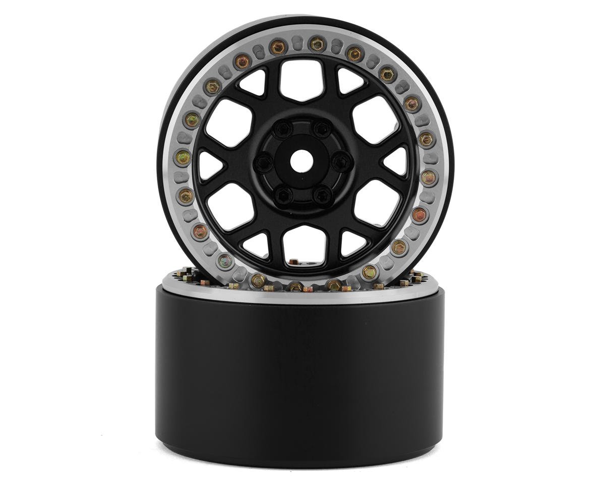 SSD RC 2.2Ó Boxer Beadlock Wheels (Black) (2) (SSD00561)