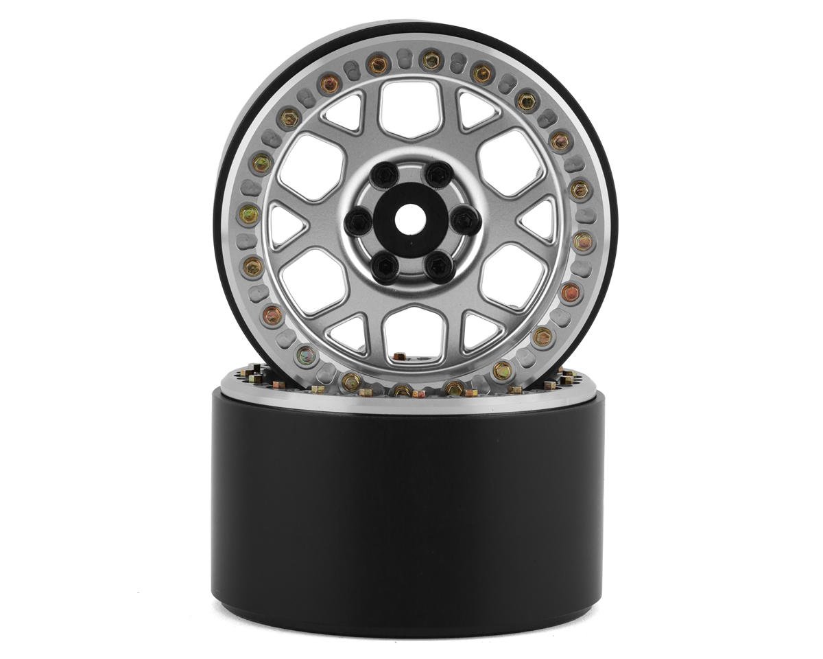 SSD RC 2.2Ó Boxer Beadlock Wheels (Silver) (2) (SSD00563)