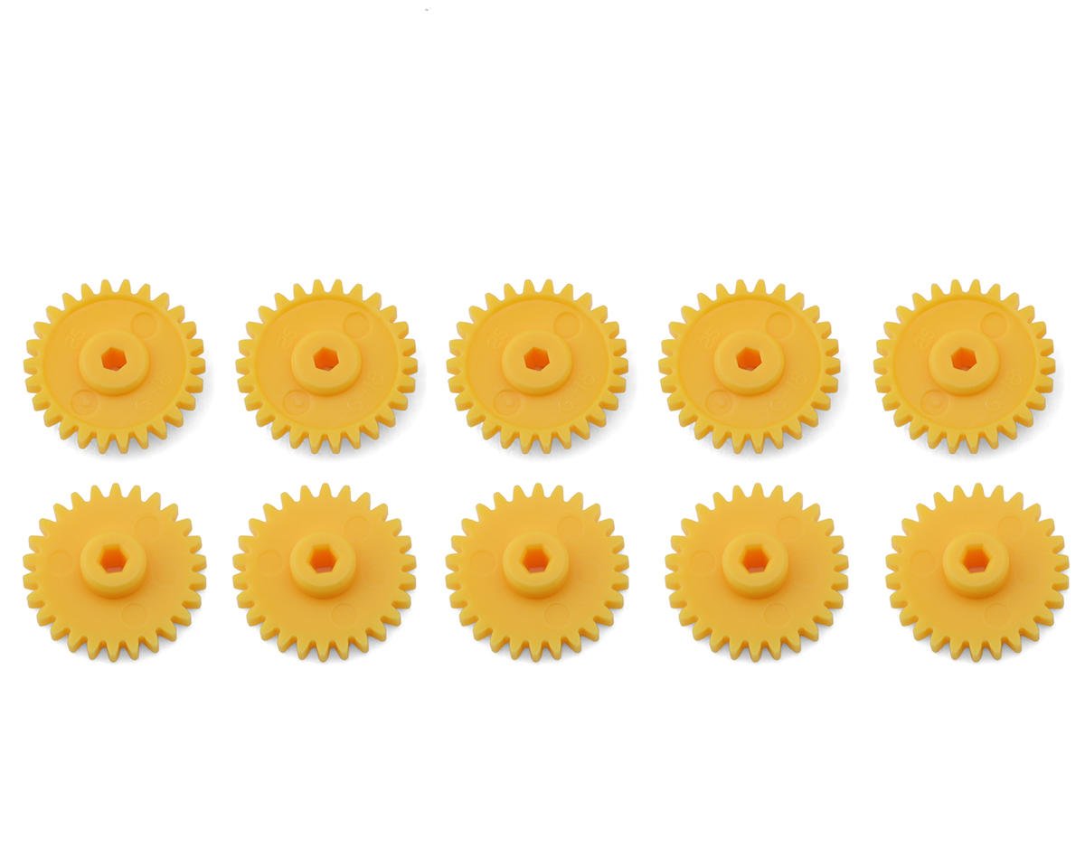 Tamiya JR Mini 4WD G-18 Gear (Yellow) (10) (TAM10312)
