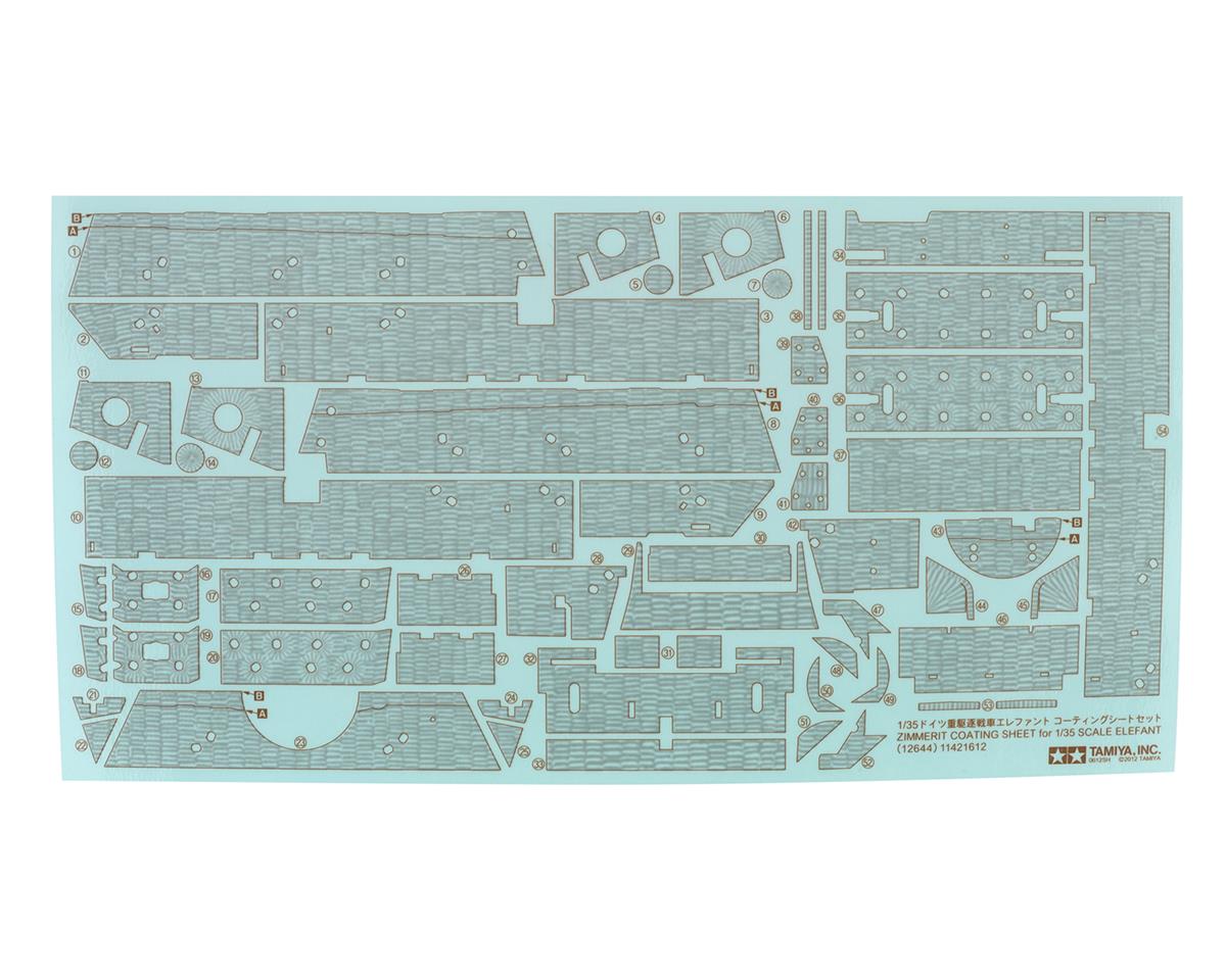 Tamiya Zimmerit Coating Sheet 1/35 Elefant (TAM12644)