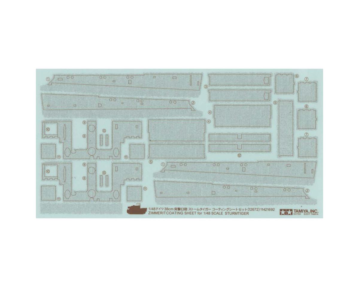 Tamiya 1/48 Zimmerit Coating Sheet (TAM12672)