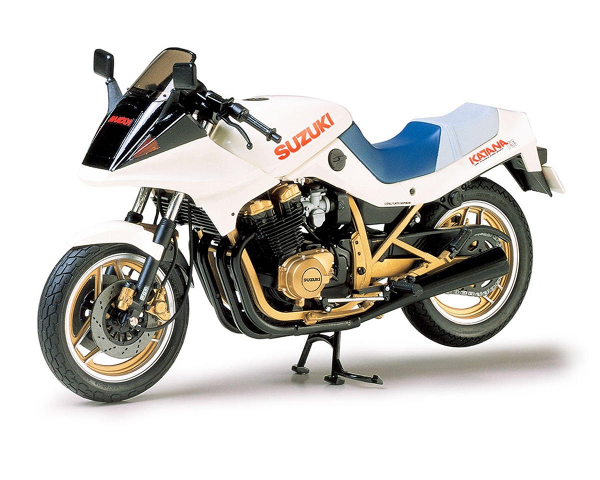 Tamiya 1/12 Suzuki GSX750S Katana Motorcycle Model Kit (TAM14034)