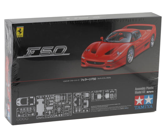 Tamiya 1/24 Ferrari F50 Sports Car Model Kit (TAM24296)