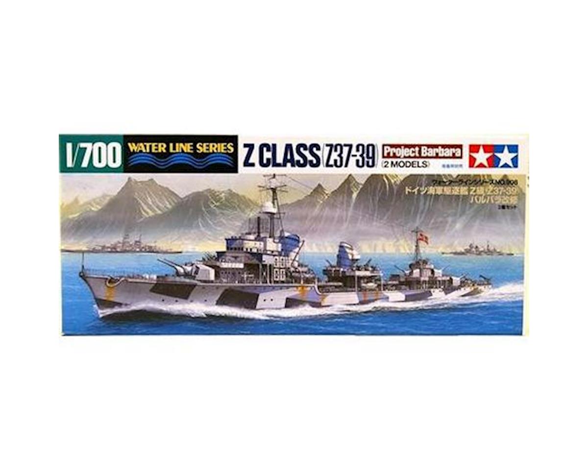 Tamiya 1/700 German Destroyer Z Class (Z37-39) "Project Barbara" Model Kit (TAM31908)