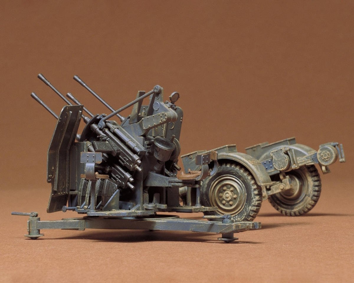 Tamiya Flakvierling 38 2cm Flak Gun 1/35 Model Kit (TAM35091)