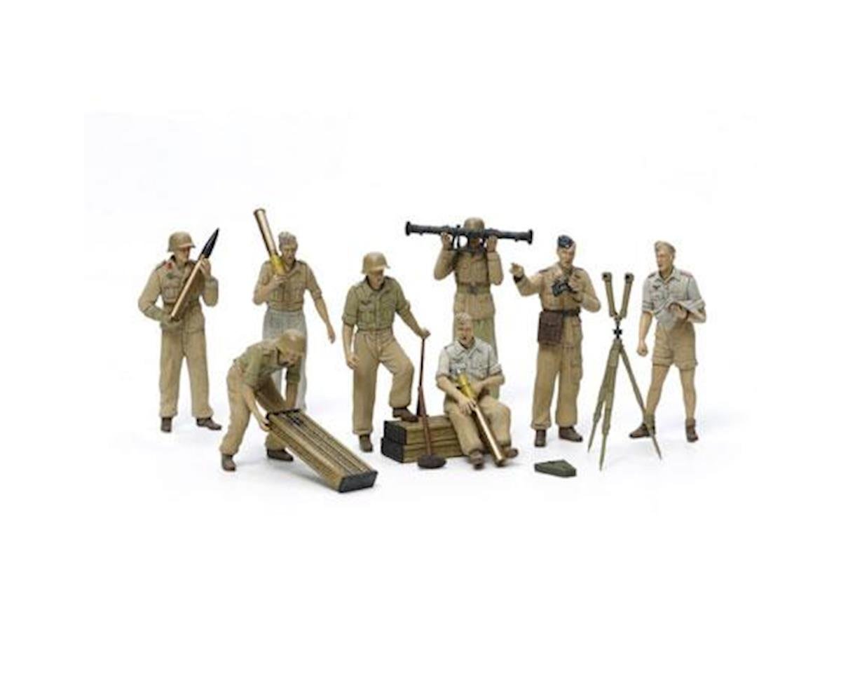 Tamiya 35343,1/35 German Artillery Crew Afr Cor Luftwaffe (TAM35343)