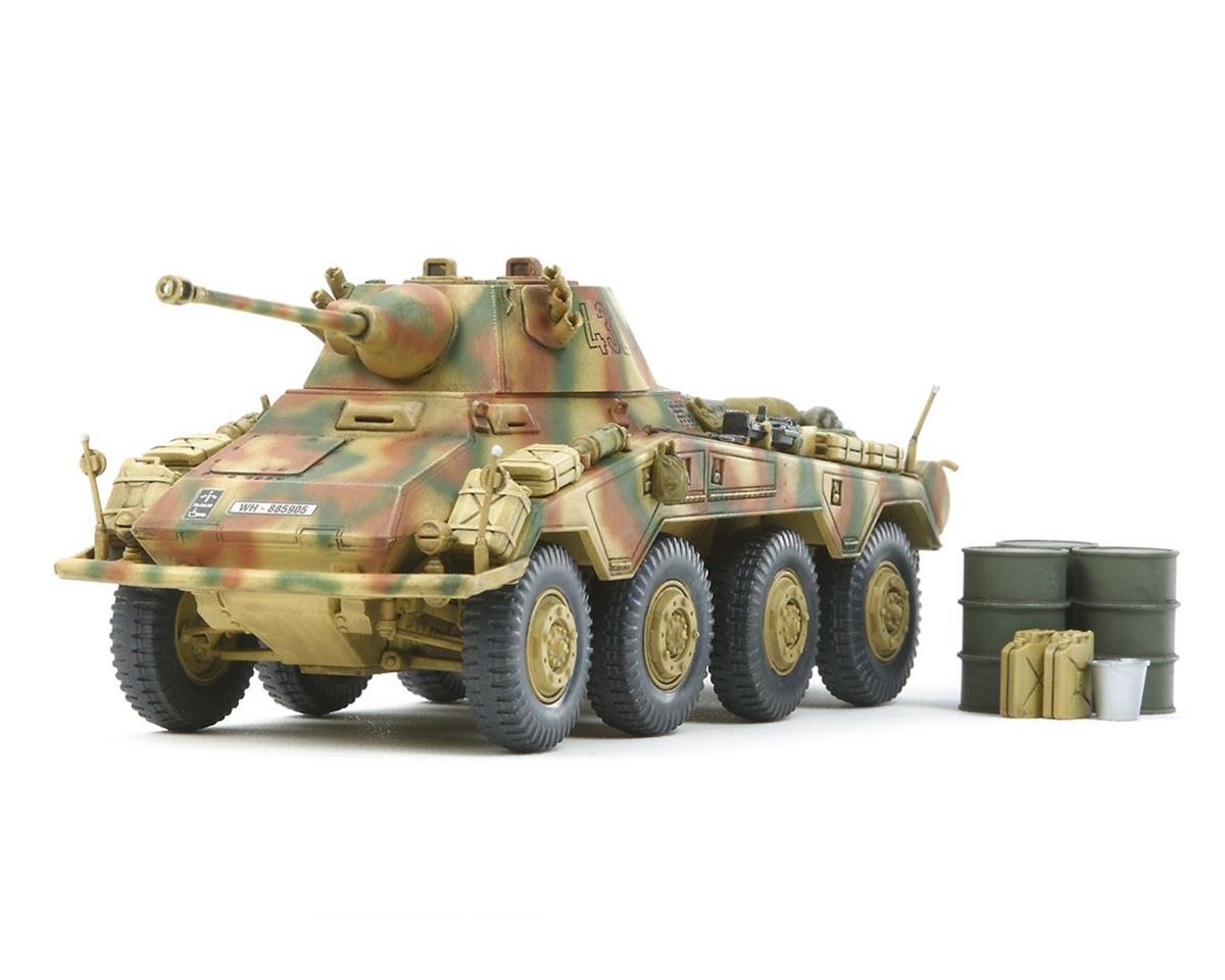 Tamiya 1/48 German Heavy Armored Car Sd.Kfz 234/2 Puma Model Kit (TAM37010)