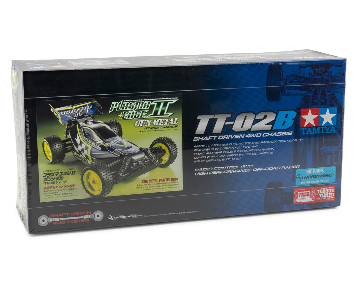 Tamiya Plasma Edge II 1/10 4WD Off-Road Buggy Kit (Gun Metal) (TT-02B) (TAM47446-60A)