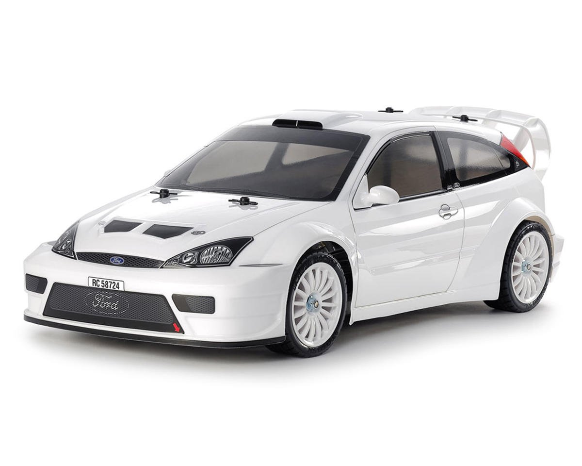 Tamiya 2003 Limited Edition Ford Focus RS Custom 1/10 4WD Rally Car Kit (White) (TAM47495-60A)