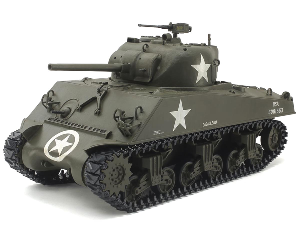 Tamiya 1/35 U.S. M4A3 Sherman RC Model Medium Tank Kit (TAM48217)