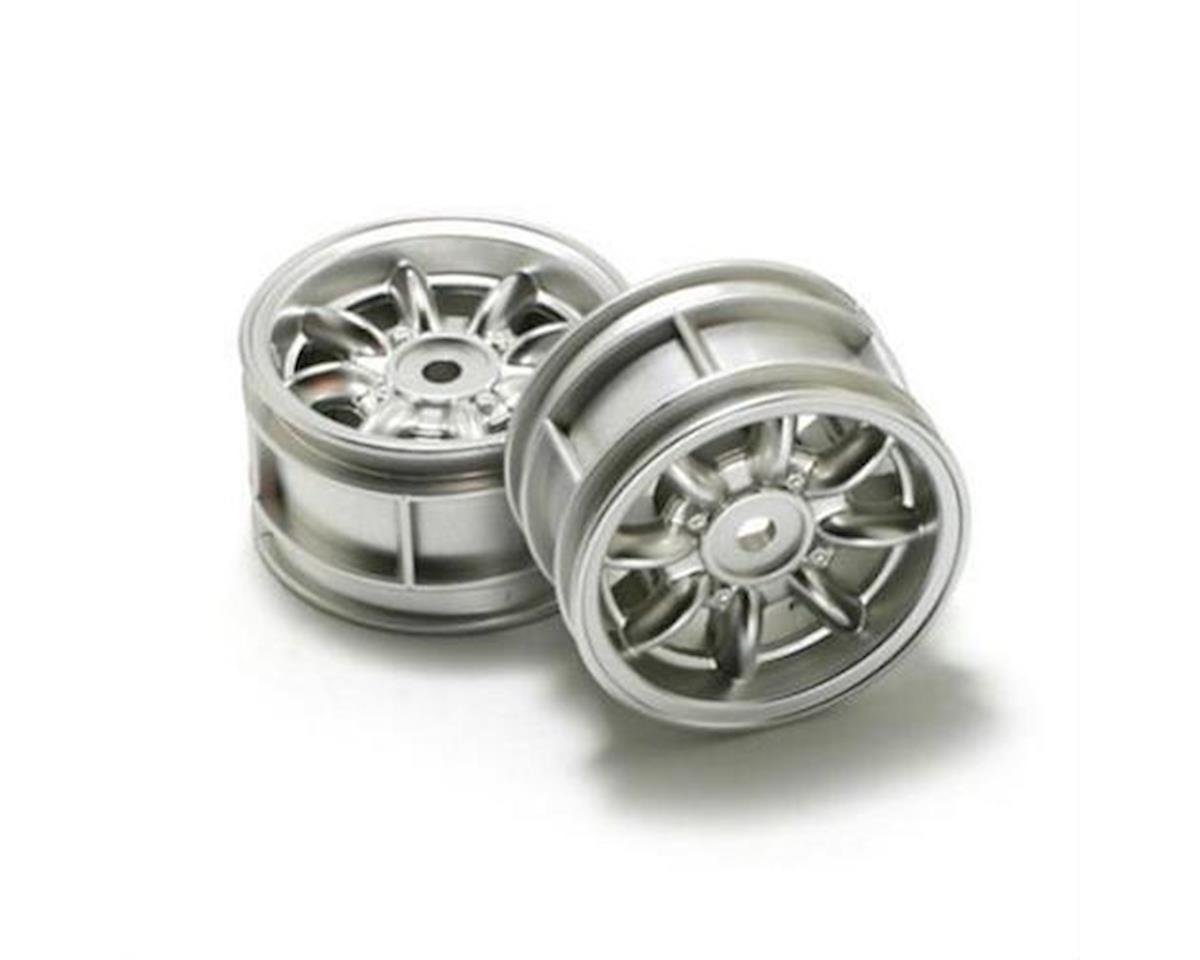 Tamiya M-Chassis Mini Cooper Chrome Wheels (2) (TAM50676)
