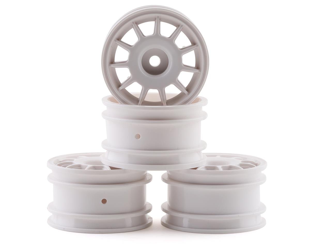 Tamiya M-Chassis 11 Spoke Racing Wheels (White) (4) (TAM51394)