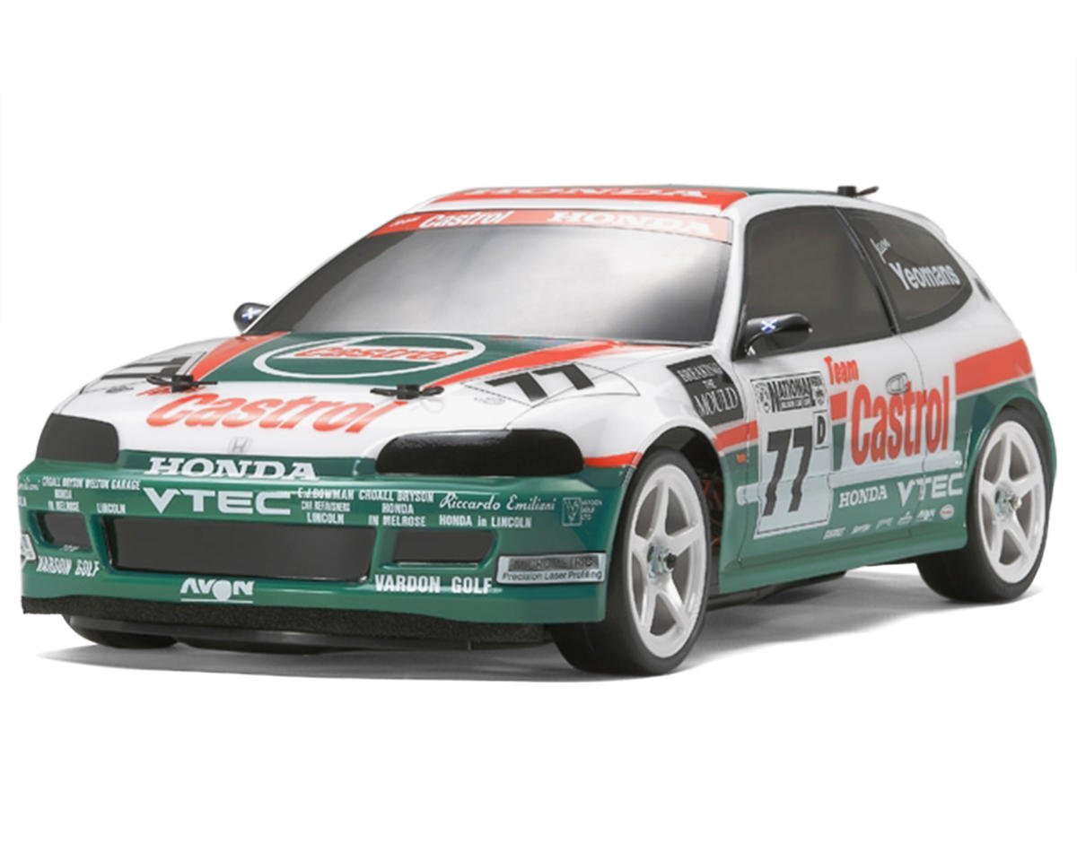 Tamiya Castrol Honda Civic VTi Body Set (Clear) (TAM51421)