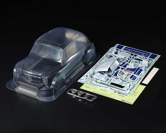 Tamiya Fiat Abarth 1/10 1000 TCR Berlina Corse Body Set (Clear) (M-Chassis) (TAM51709)