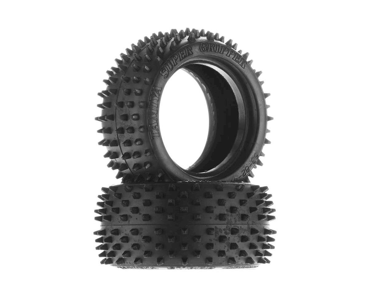 Tamiya Square Spike Rear 2WD Buggy Tires (2) (TAM53084)