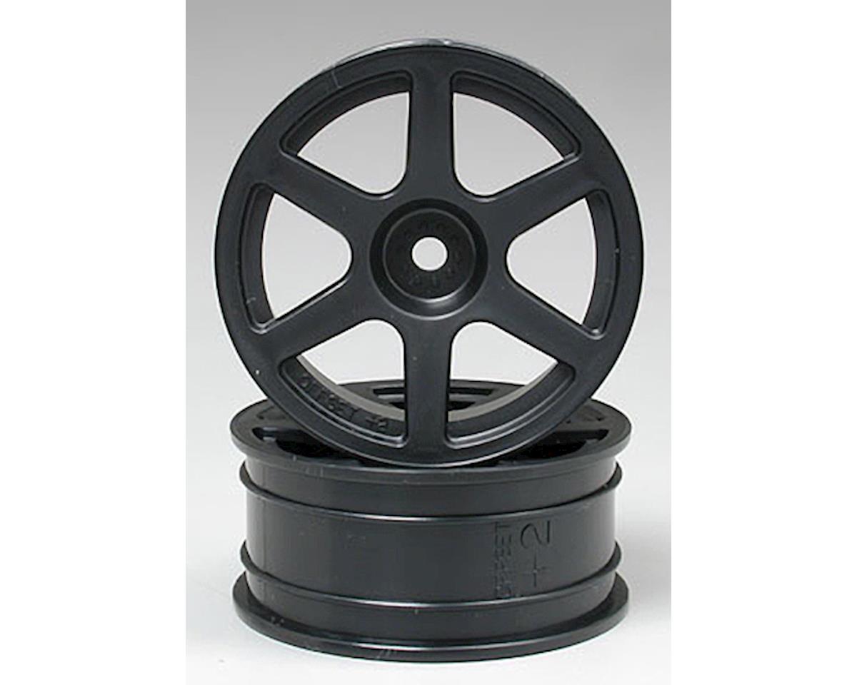 Tamiya 6-Spoke Wheel Medium Narrow (Grey) (2) (24mm) (TAM53453)