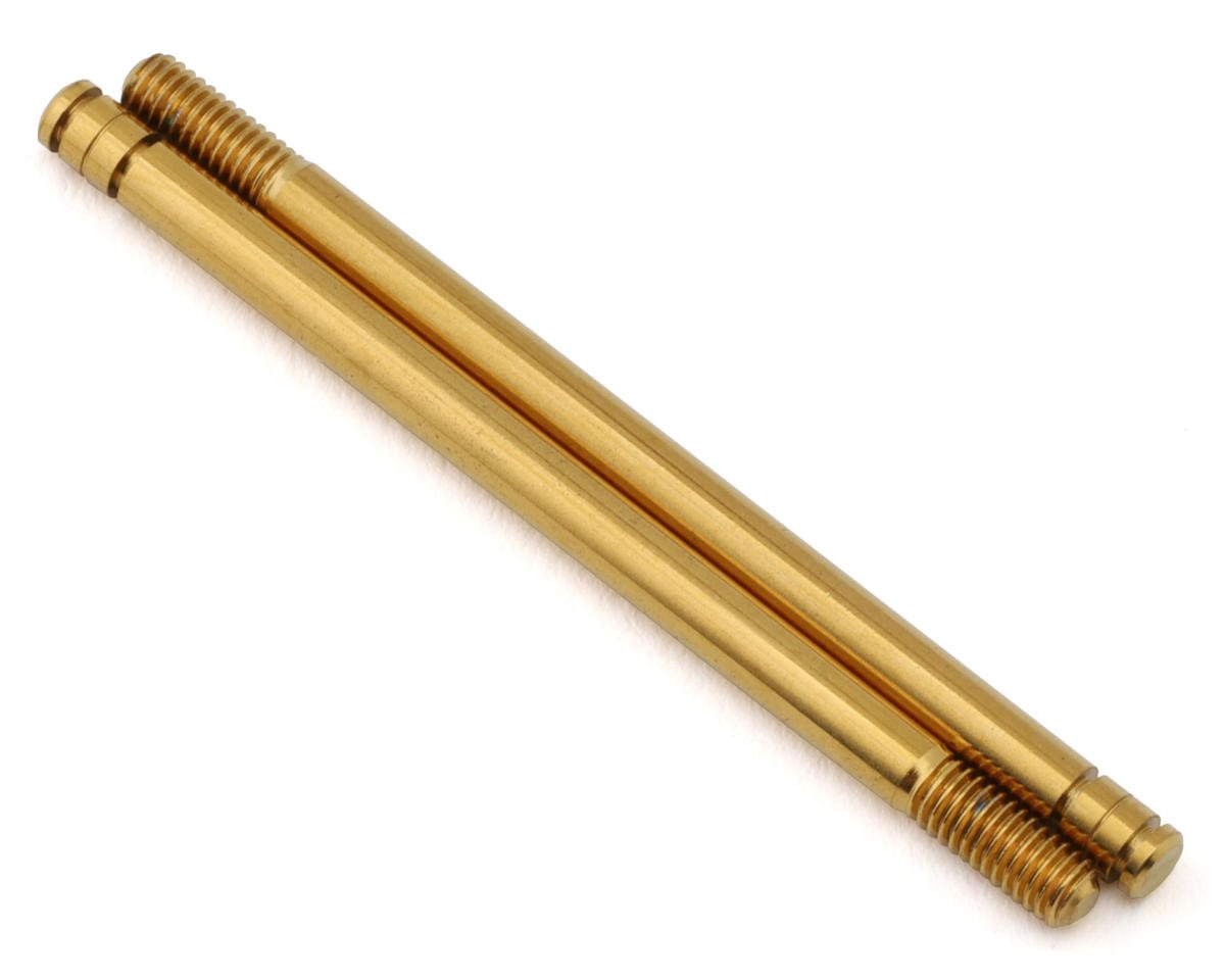 Tamiya TRF501X Titanium Coated 49.6mm Shock Shafts (2) (TAM54043)
