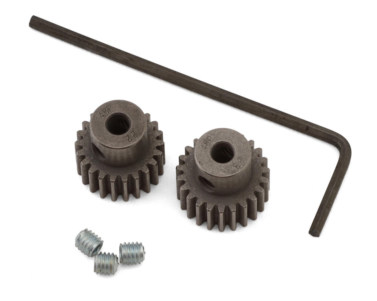 Tamiya 48P Metal Pinion Gears (3.17mm Bore) (22T/23T) (TAM54217)