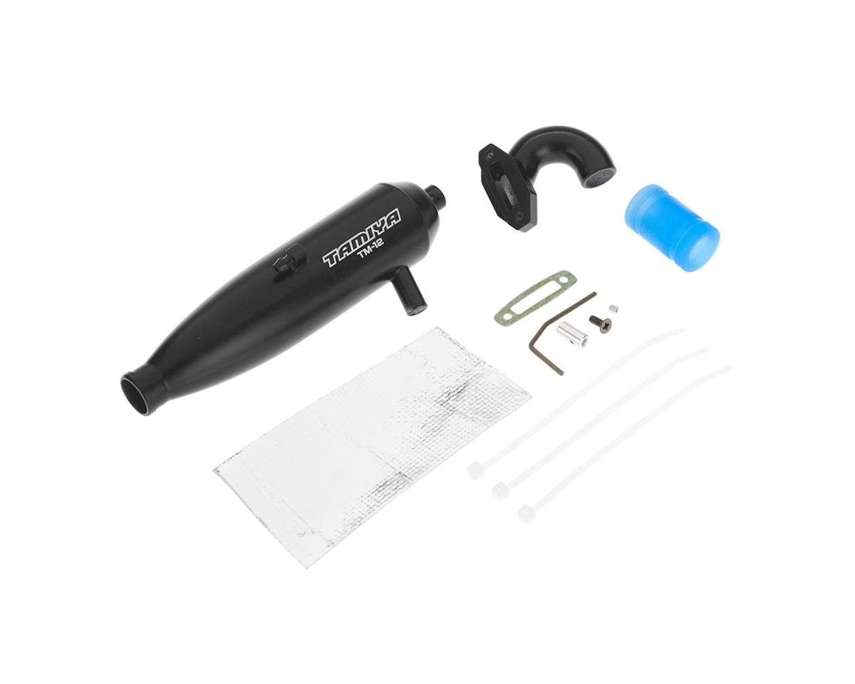 Tamiya GP TM-12 Race Tuned Muffler w/Manifold (TAM54631)