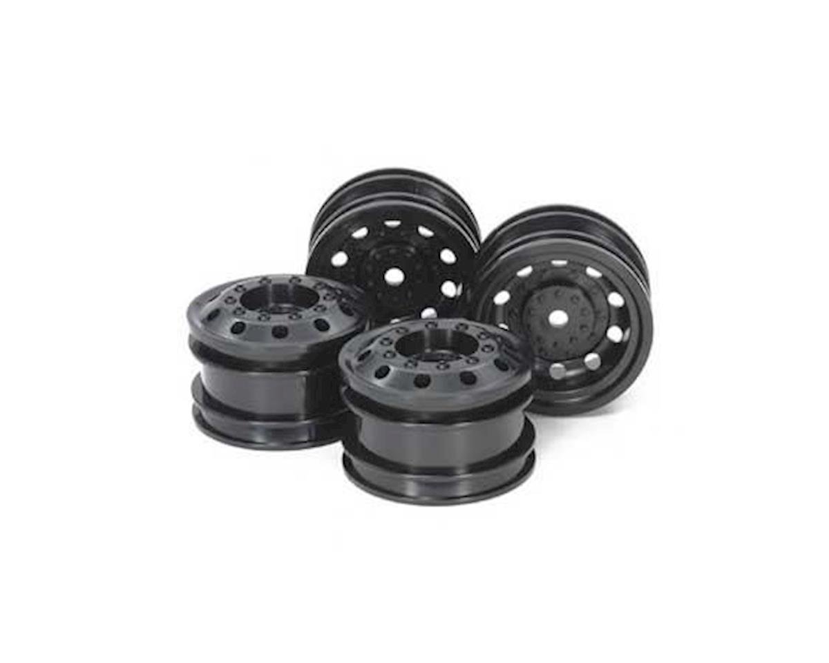 Tamiya TT-01 Type-E Racing Truck Wheels (Black) (4) (TAM54741)