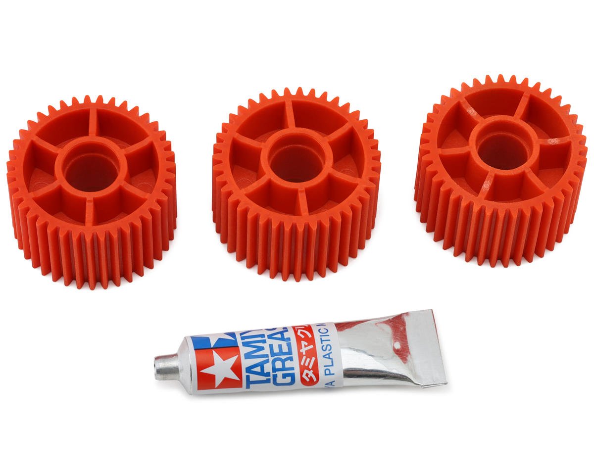 Tamiya G6-01 Idler Gear Set (Orange) (3) (TAM54808)