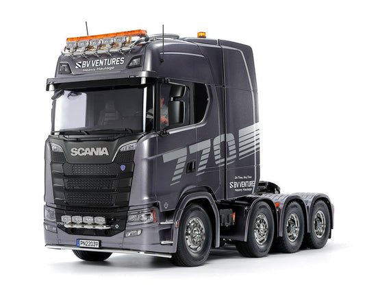 Tamiya 1/14 Scania 770 S 8x4/4 Semi Kit (Gun Metal Edition) (TAM56376)