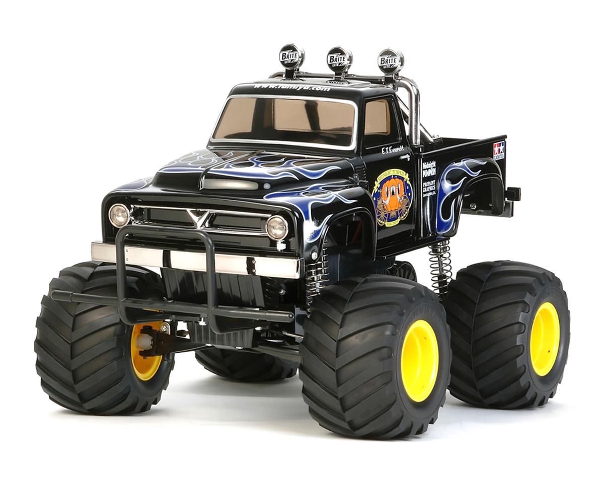 Tamiya Midnight Pumpkin 1/12 2WD Electric Monster Truck Kit (Black Edition) (TAM58547-60A)