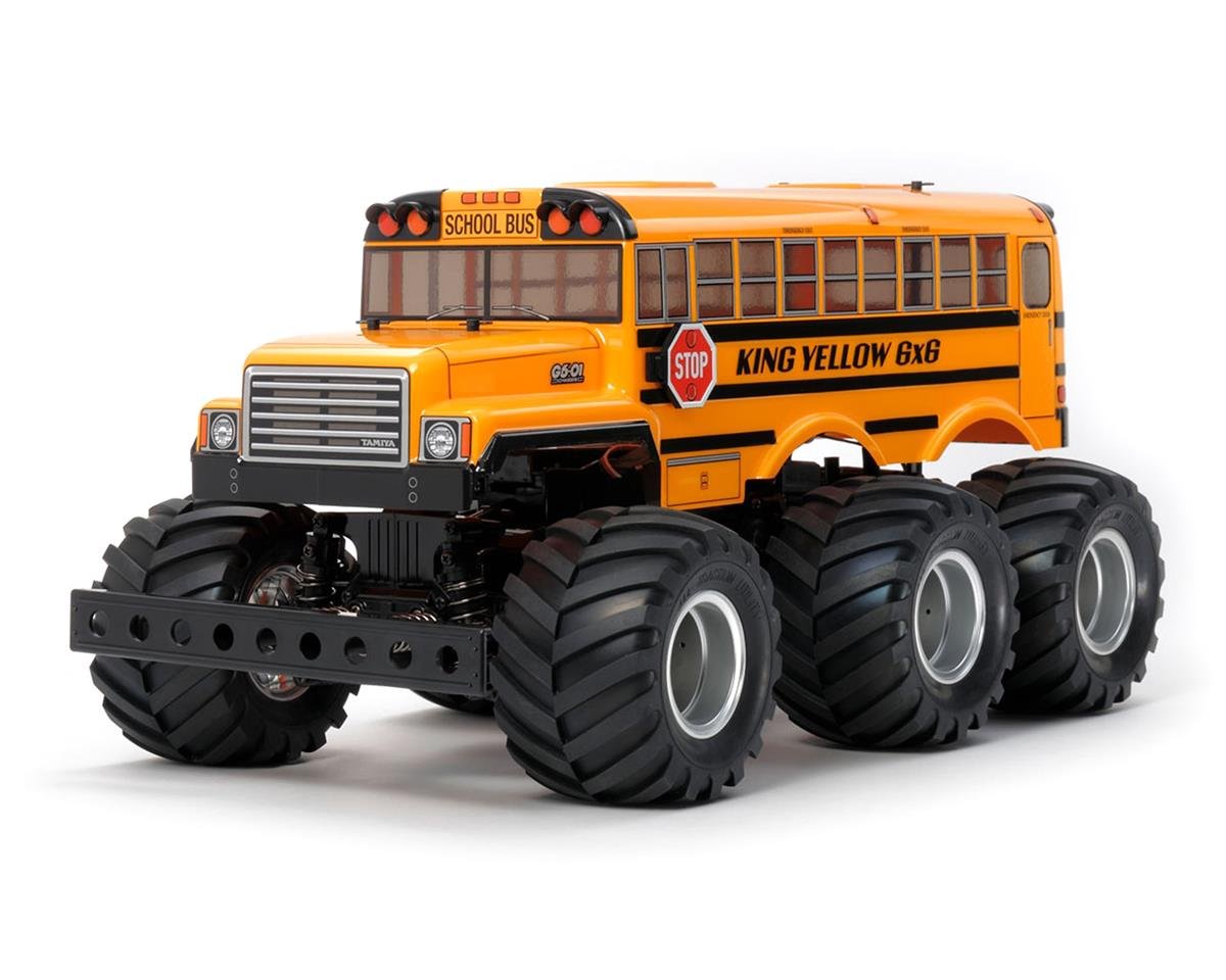 Tamiya King Yellow 6x6 G6-01 1/18 Monster Truck Kit (TAM58653)