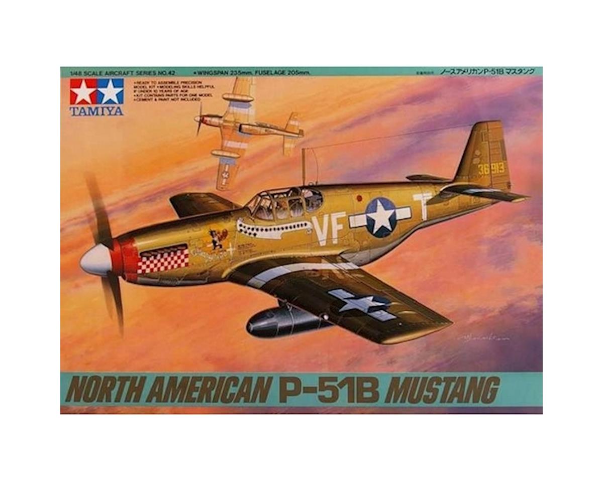 Tamiya 1/48 P-51B Mustang Model Kit (TAM61042)