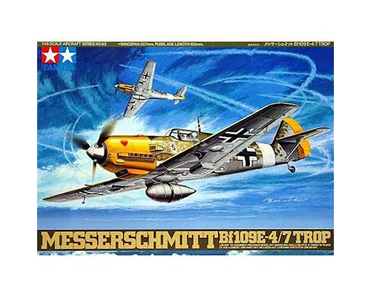 Tamiya 1/48 Messerschmitt Bf109E-4/7 Tropical Model Kit (TAM61063)