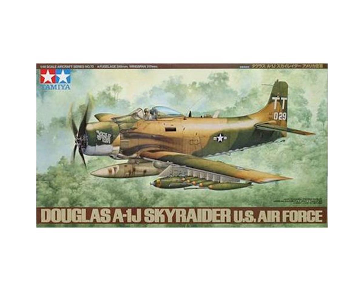 Tamiya 1/48 Douglas A-1J Skyraider USAF Model Kit (TAM61073)