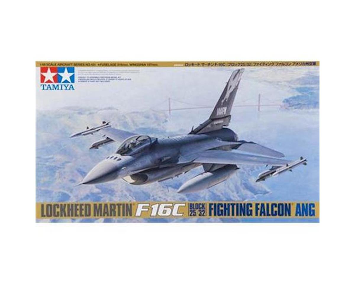 Tamiya 1/48 Lockheed F-16C Block 25/32 Fighting Falcon Model Kit (TAM61101)