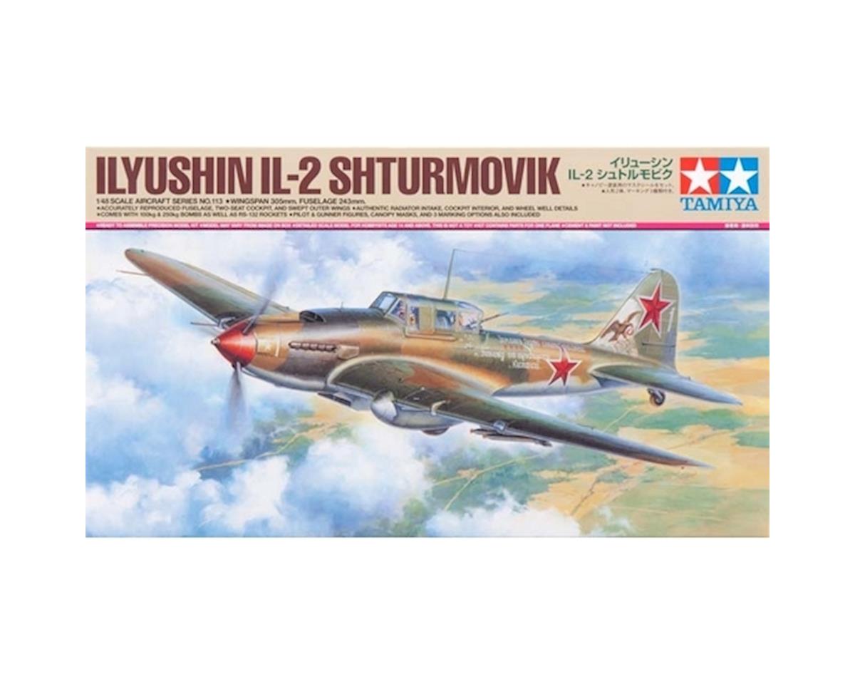 Tamiya 1/48 Ilyushin IL-2 Shturmovik Airplane Model Kit (TAM61113)
