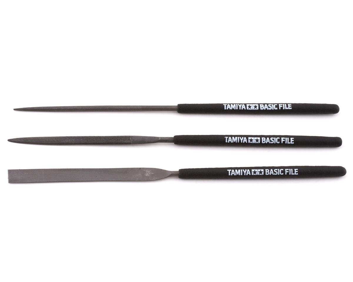 Tamiya Basic Smooth Double-Cut File Set (TAM74104)