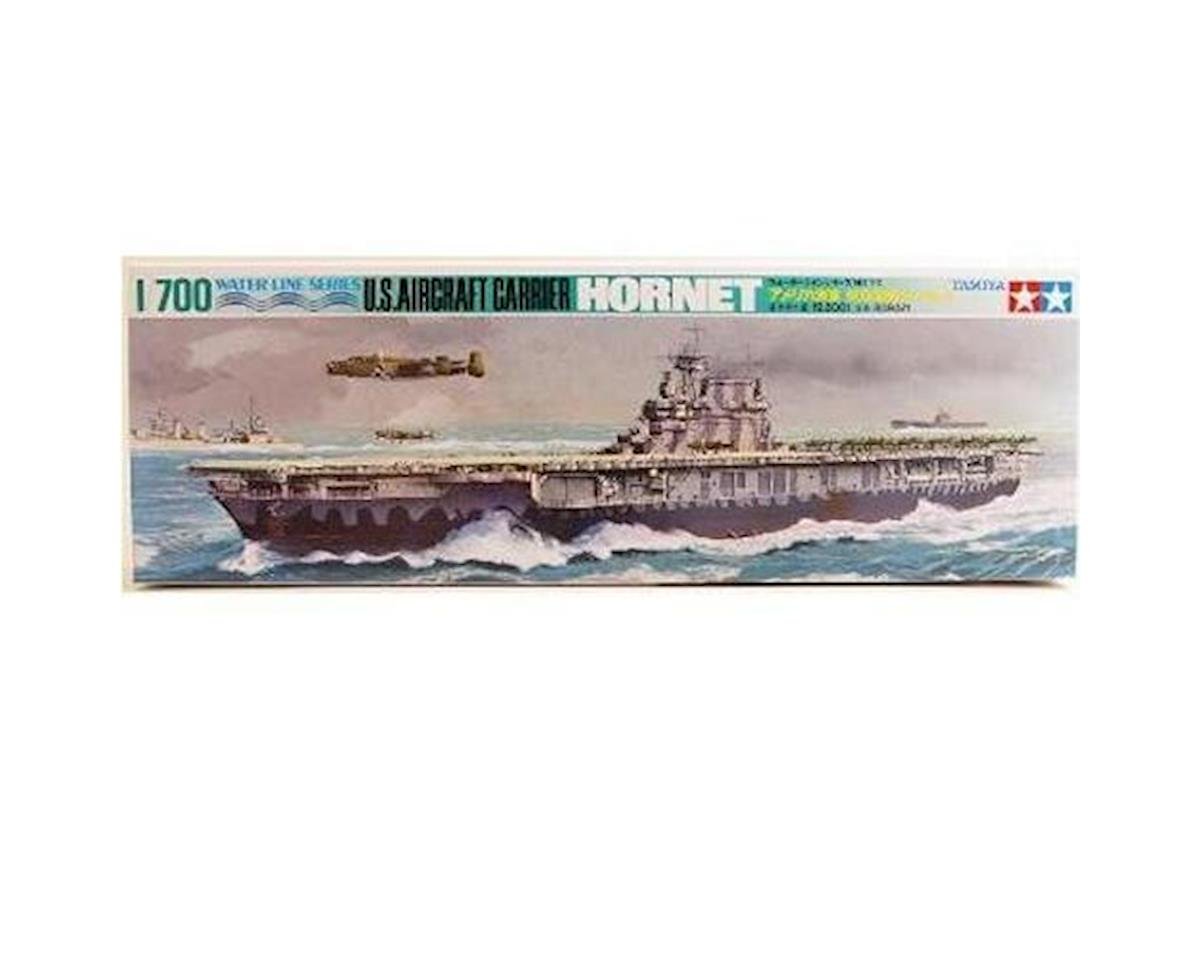Tamiya 1/700 USS Hornet Aircraft Carrier Model Kit (TAM77510)