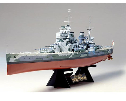 Tamiya 1/350 Prince of Wales Battleship Plastic Model Kit (TAM78011)