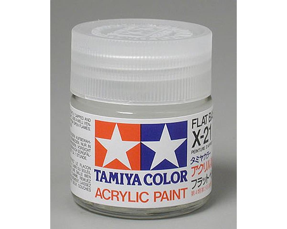 Tamiya X-21 Flat Base Acrylic Paint (23ml) (TAM81021)