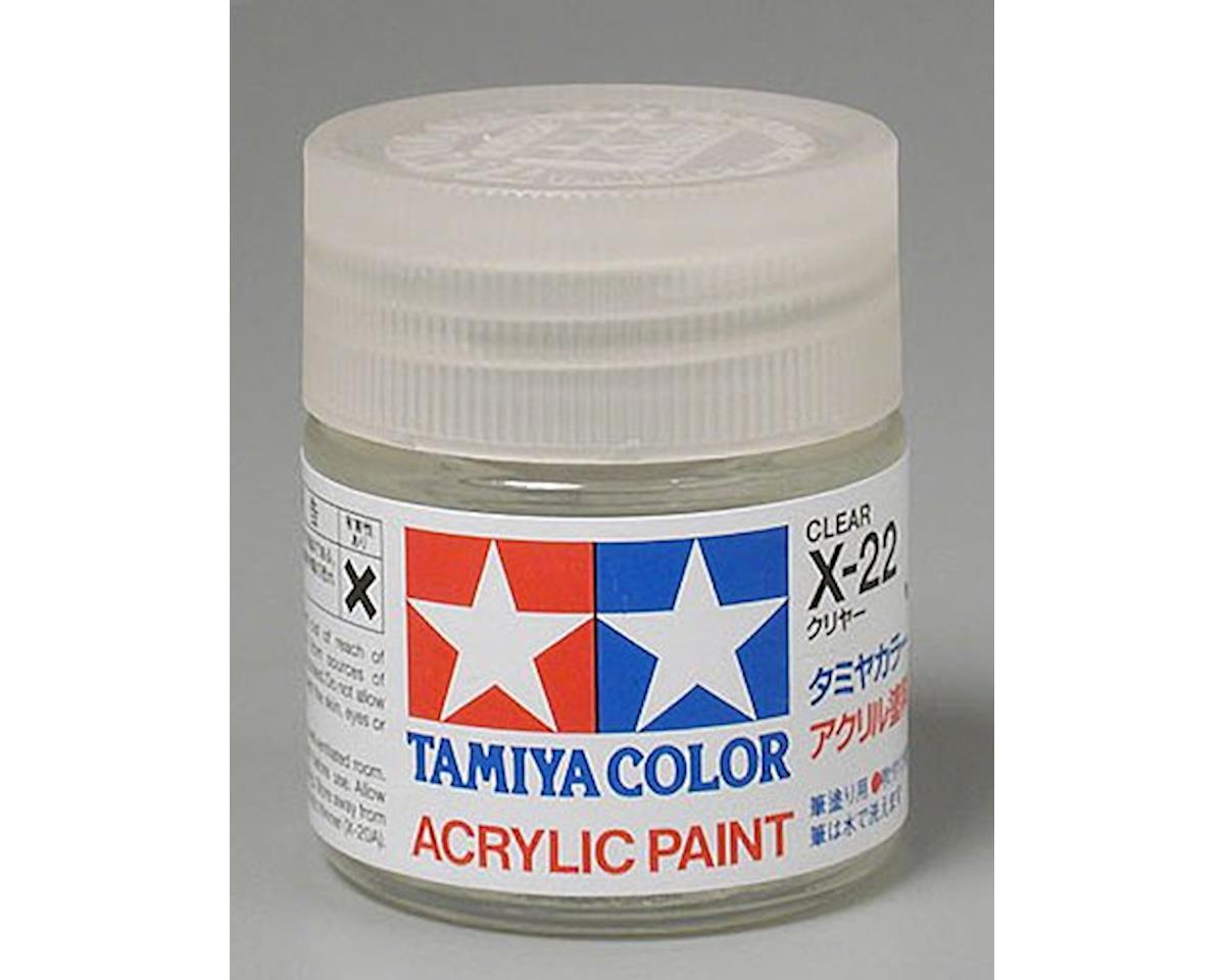 Tamiya X-22 Clear Gloss Acrylic Paint (23ml) (TAM81022)